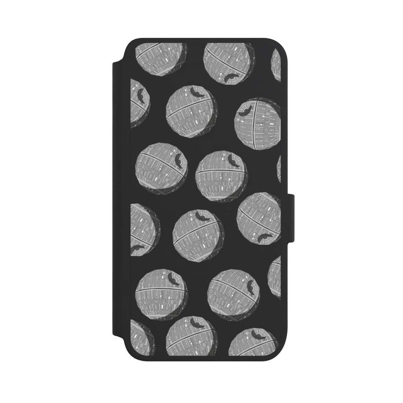 Galaxy S25 NIVOflip death-star-pattern-transparent