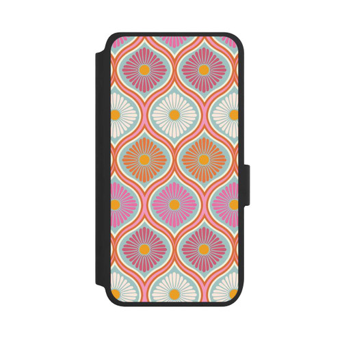 Samsung Galaxy S25 NIVOflip Groovy 70s Retro Mod Flower Power