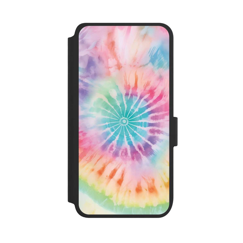Galaxy S25 NIVOflip Rainbow Color Tie Dye 