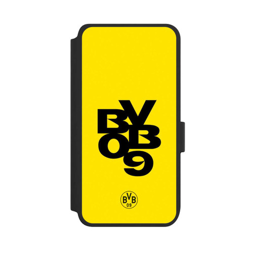 Samsung Galaxy S25 NIVOflip BVB09 Schwarz Gelb