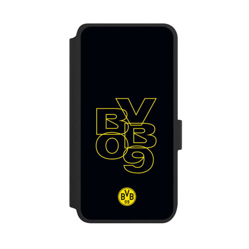 Samsung Galaxy S25 NIVOflip BVB09 Gelb Schwarz