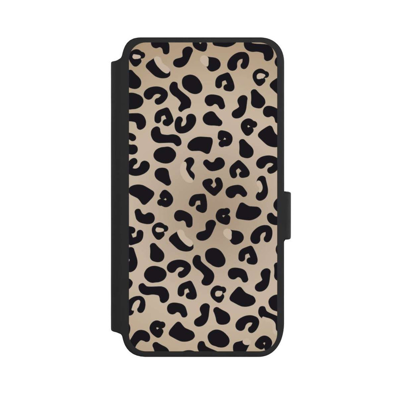 Galaxy S25 NIVOflip Cheetah Pattern Light Brown