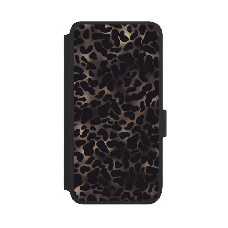 Galaxy S25 NIVOflip Leo-Muster dunkel