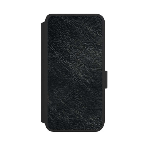 Samsung Galaxy S25 NIVOflip Black Leather Look Background