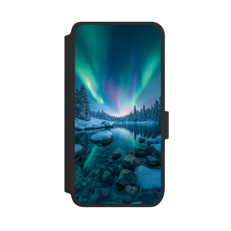 Galaxy S25 NIVOflip Aurores boréales Briller avec IA