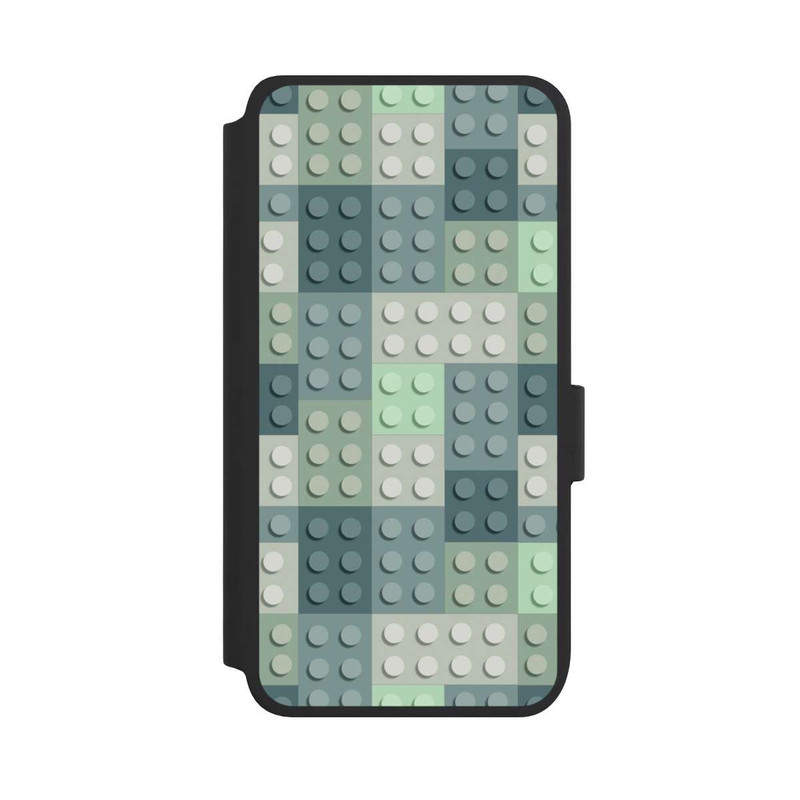 Galaxy S25 NIVOflip Modèle de blocs verts