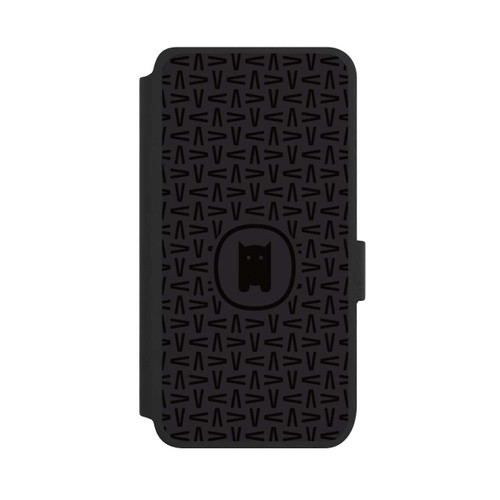 Samsung Galaxy S25 NIVOflip Nivocase Muster Schwarz Grau
