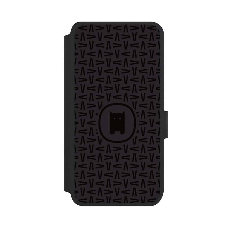 Galaxy S25 NIVOflip Nivocase Muster Schwarz Grau