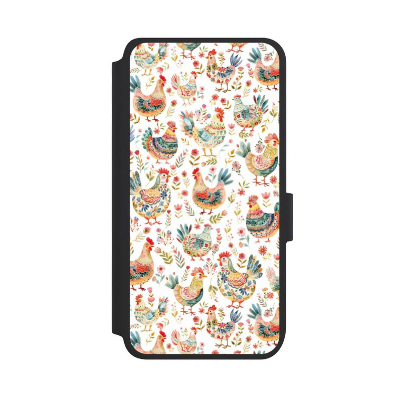 Galaxy S25 NIVOflip Folklore Huhn mit KI