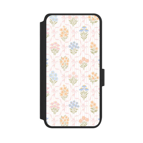 Samsung Galaxy S25 NIVOflip Vintage Retro Cottagecore Spring Floral Bouquet