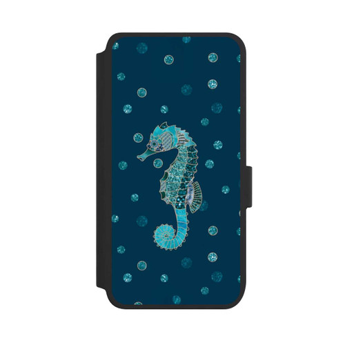 Samsung Galaxy S25 NIVOflip Glamour Sea Horse Art