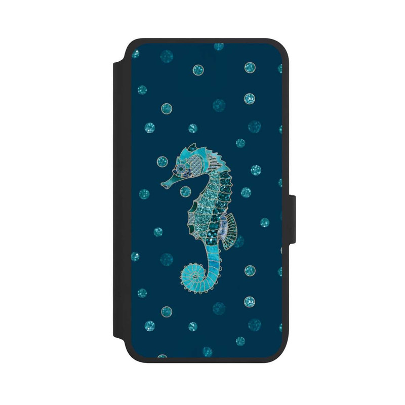 Galaxy S25 NIVOflip Glamour Sea Horse Art