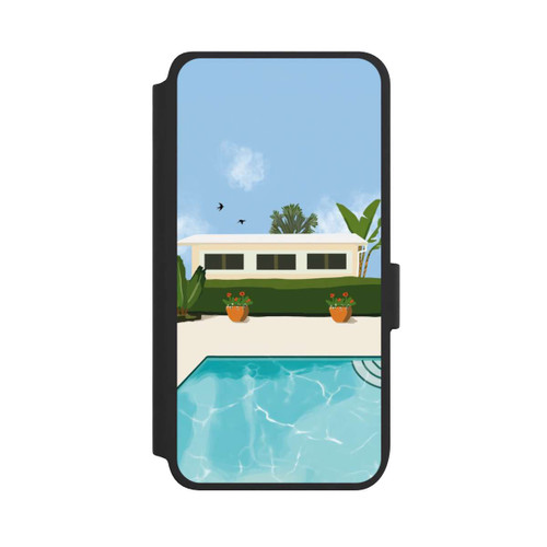 Samsung Galaxy S25 NIVOflip California Backyard by Roberta Murray