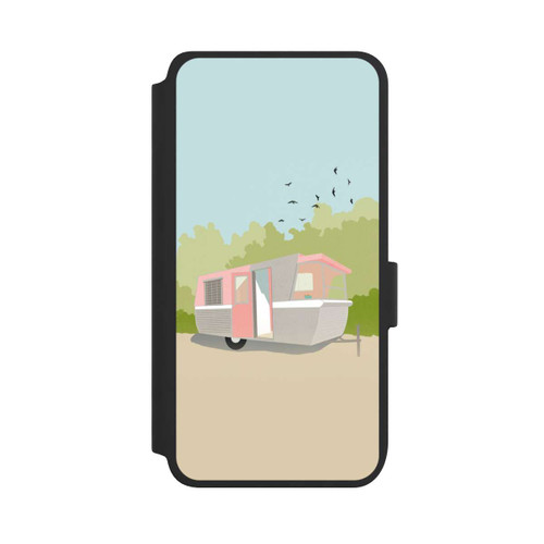 Samsung Galaxy S25 NIVOflip Retro Glamping by Roberta Murray