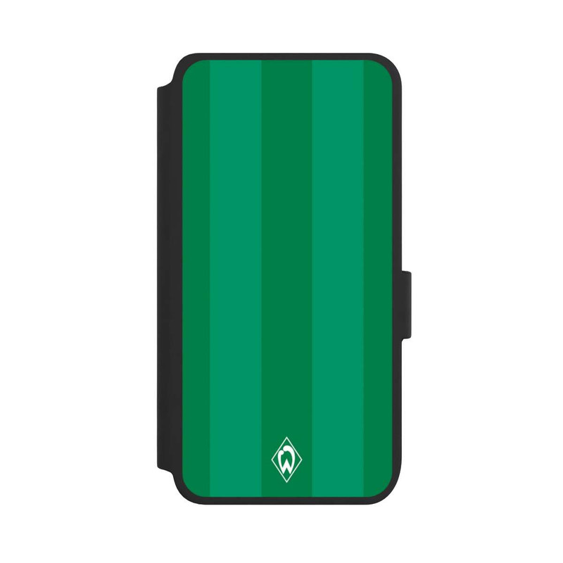 Galaxy S25 NIVOflip Werder Bremen Grün gestreift