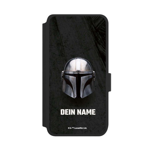 Samsung Galaxy S25 NIVOflip Star Wars Mandalorian Black Helmet personnalisable