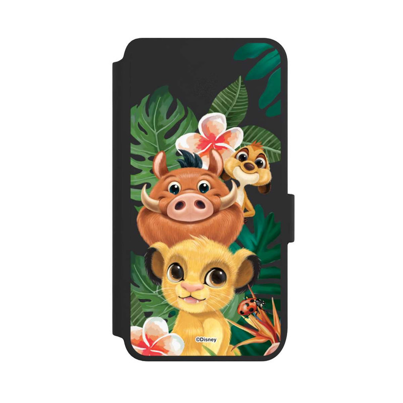 Galaxy S25 NIVOflip Lion King Jungle Friends Transparent