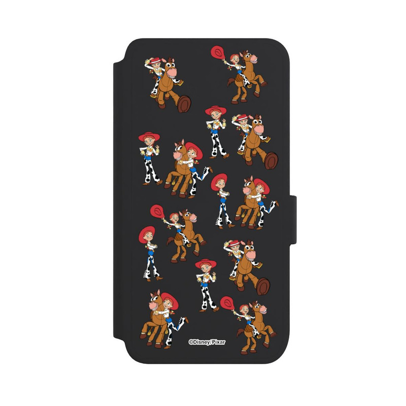 Galaxy S25 NIVOflip Toy Story 5 Jessie Cowboy Pattern Transparent
