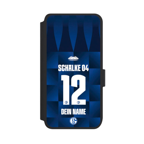 Samsung Galaxy S25 NIVOflip Schalke 04 Trikot Personalisierbar 26-27