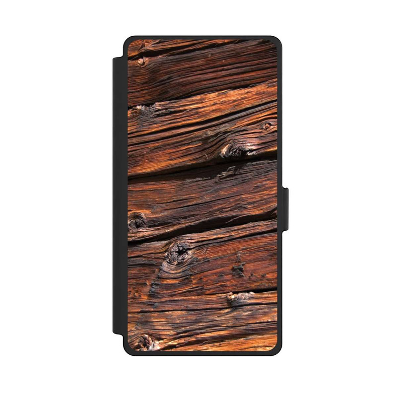 Galaxy S25 Ultra NIVOflip Verwitterte Holzplanken