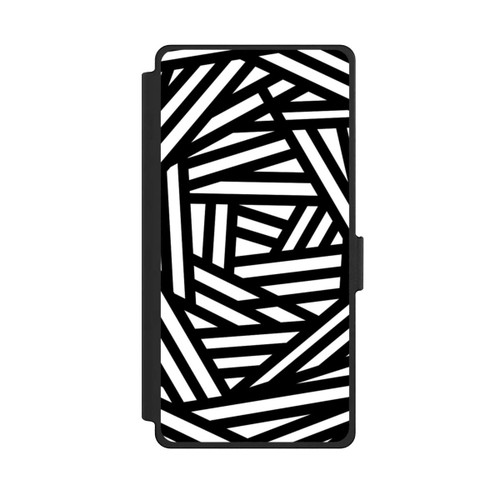 Samsung Galaxy S25 Ultra NIVOflip Einfach schwarz und weiß1