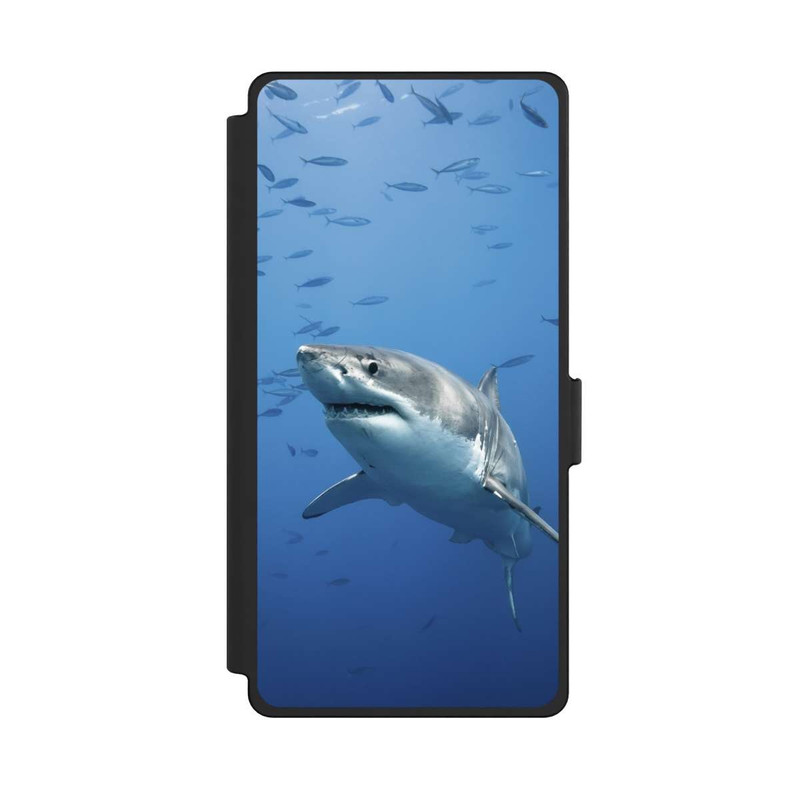 Galaxy S25 Ultra NIVOflip Grand Requin Blanc