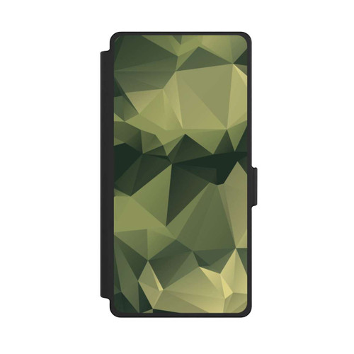 Samsung Galaxy S25 Ultra NIVOflip Polygonales Camouflage