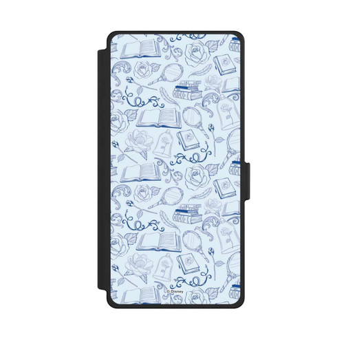 Samsung Galaxy S25 Ultra NIVOflip Beauty and Beast Pattern Blue