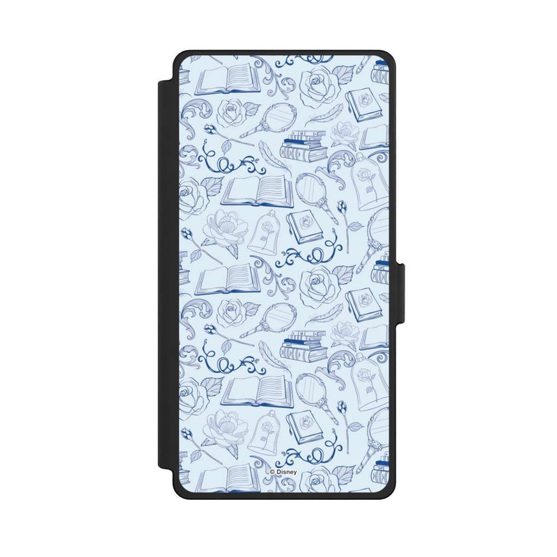 Galaxy S25 Ultra NIVOflip La Belle et la Bête Motif Bleu