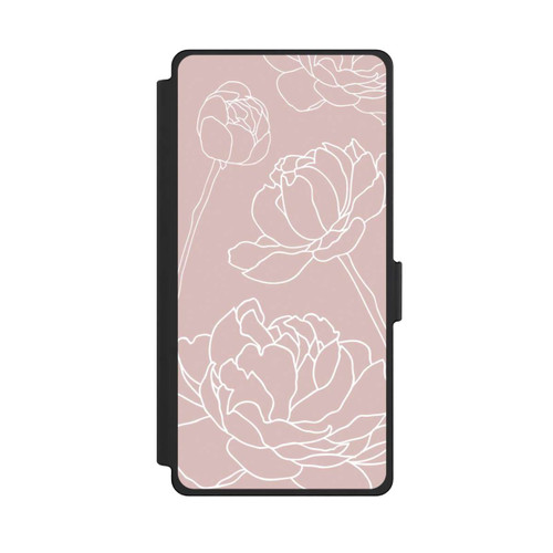 Samsung Galaxy S25 Ultra NIVOflip Blume auf Pink