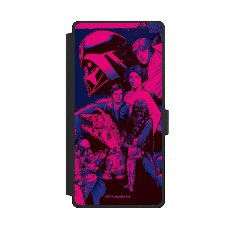 Galaxy S25 Ultra NIVOflip StarWars Charaktere - Ultraviolet