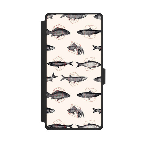 Samsung Galaxy S25 Ultra NIVOflip Fische in Geometrie