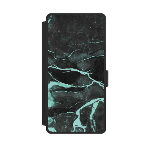 Samsung Galaxy S25 Ultra NIVOflip Grauer und blauer Marmor