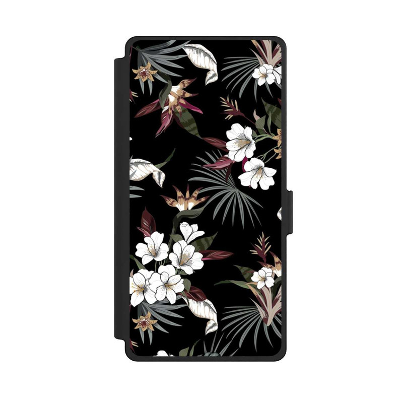 Galaxy S25 Ultra NIVOflip Flowers Black
