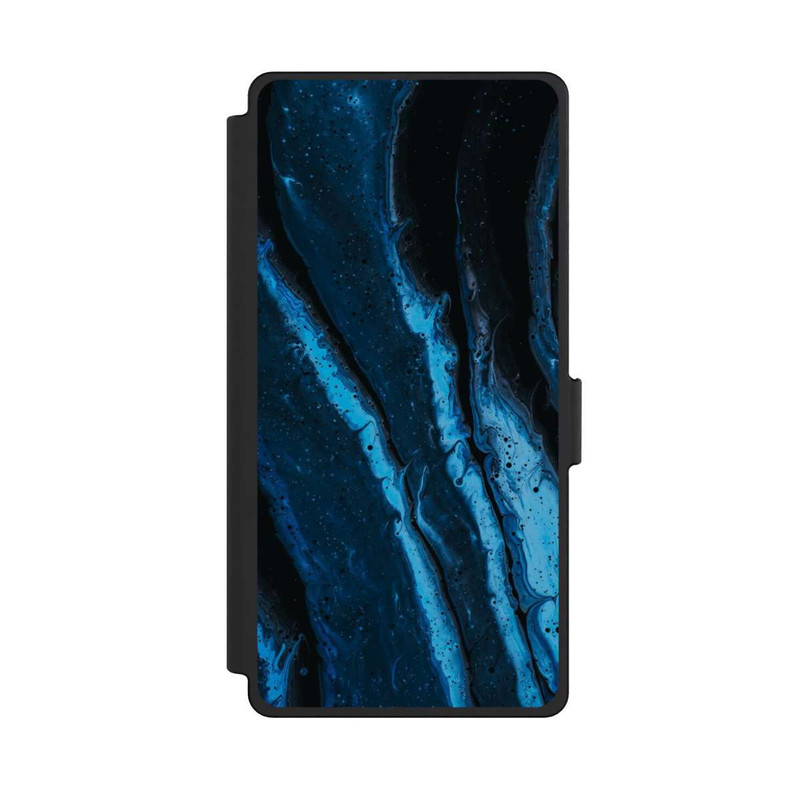 Galaxy S25 Ultra NIVOflip Blue oil texture