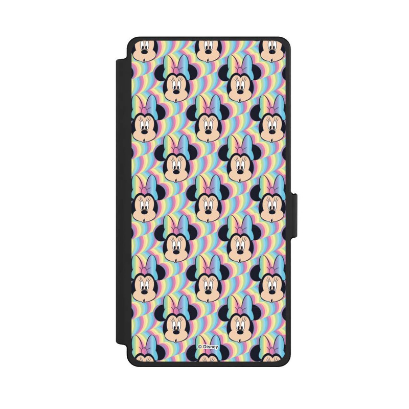 Galaxy S25 Ultra NIVOflip Minnie Visages d'arc-en-ciel