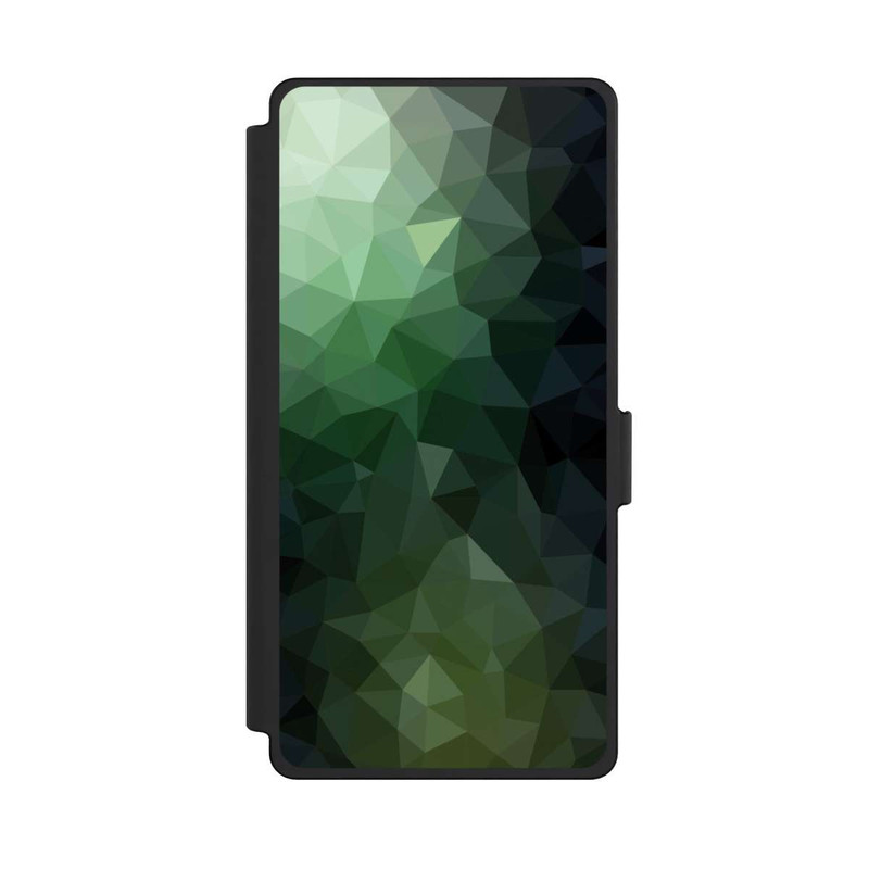 Galaxy S25 Ultra NIVOflip Polygonal Mosaic Green