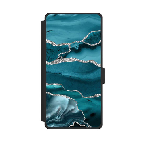 Samsung Galaxy S25 Ultra NIVOflip Gletscher Eis Marmor