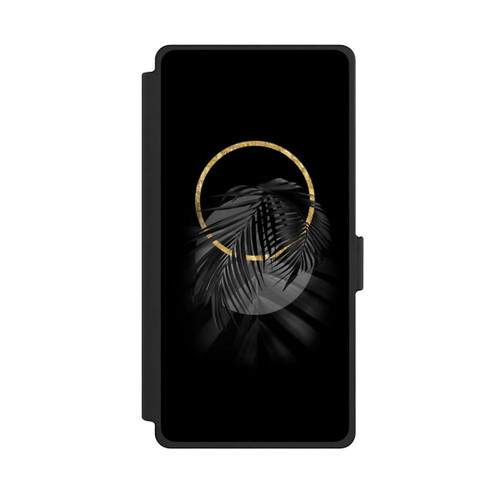 Samsung Galaxy S25 Ultra NIVOflip Black Tropical Leaf