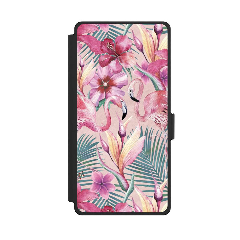 Galaxy S25 Ultra NIVOflip Rêves de flamants roses
