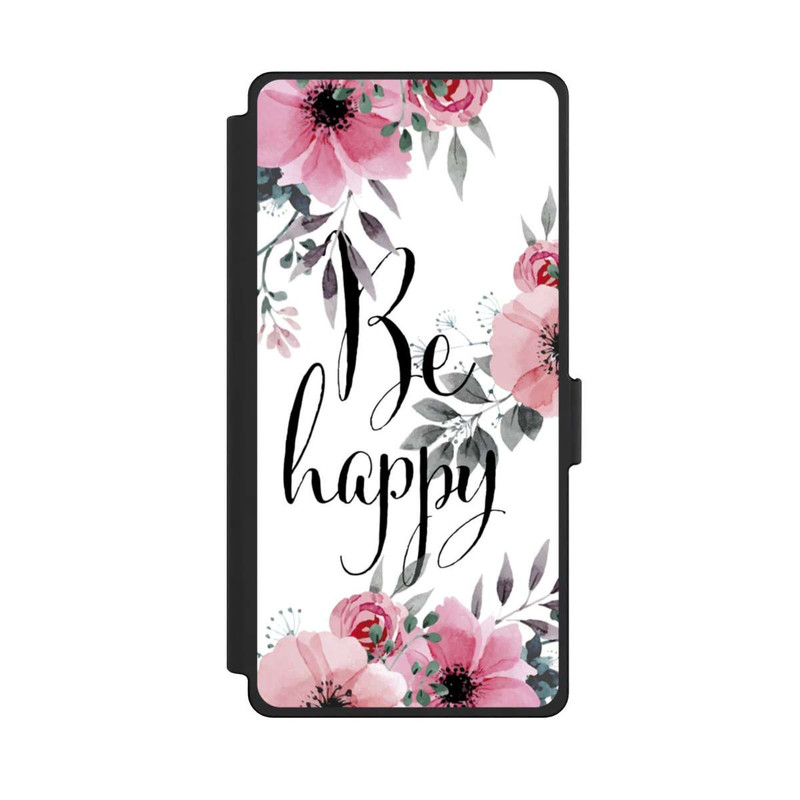Galaxy S25 Ultra NIVOflip Be Happy Blumen