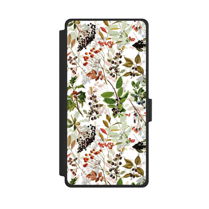 Galaxy S25 Ultra NIVOflip Fleurs de forêt sauvage