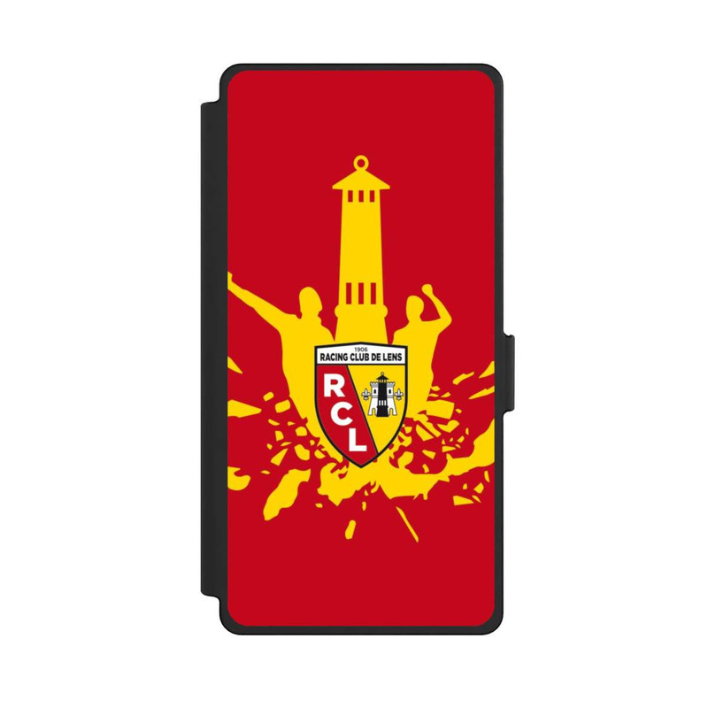 Galaxy S25 Ultra NIVOflip RC Lens Turm Gelb auf Rot