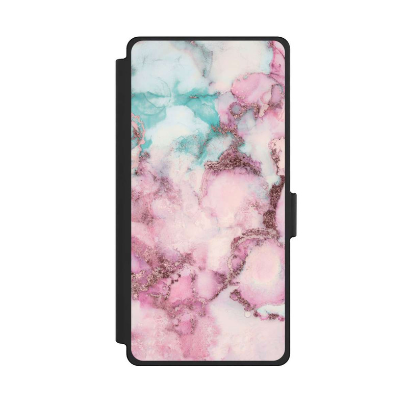 Galaxy S25 Ultra NIVOflip Encre tourbillonnante rose
