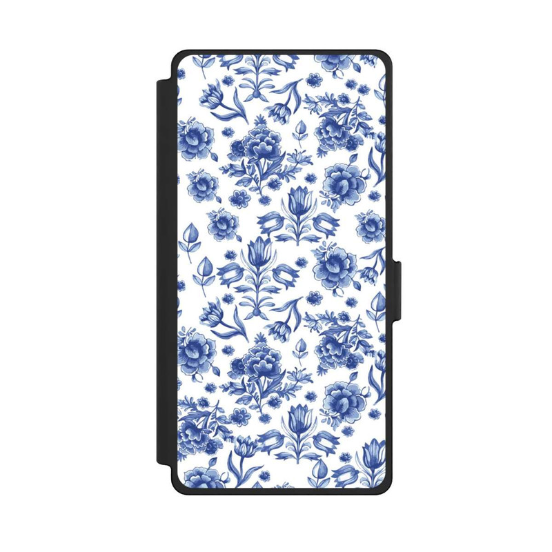 Galaxy S25 Ultra NIVOflip Motif à Fleurs - Faïence de Delft