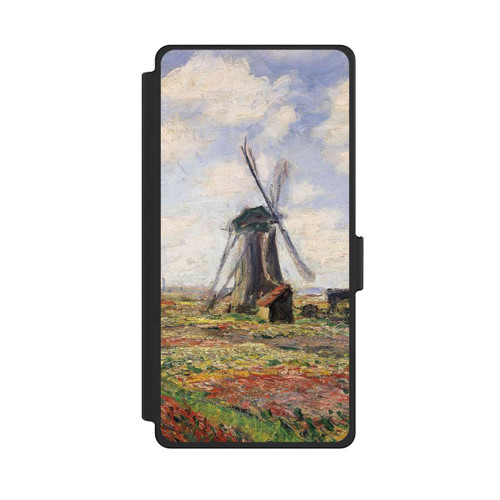 Samsung Galaxy S25 Ultra NIVOflip Tulpenfelder mit der Rijnsburger Windmühle von Claude Monet