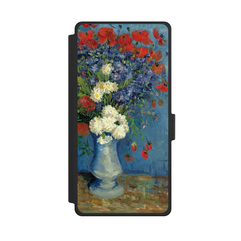 Galaxy S25 Ultra NIVOflip Vase avec Bleuets et Coquelicots - Vicent Van Gogh