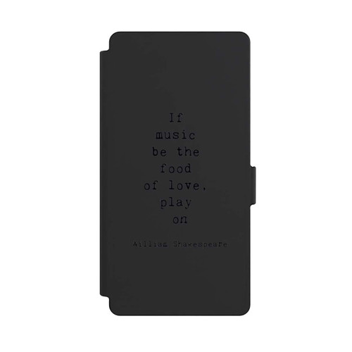 Samsung Galaxy S25 Ultra NIVOflip Shakespeare Music Food Transparent