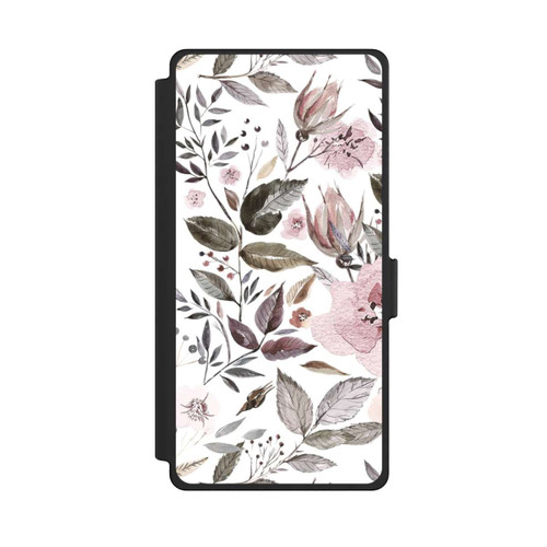 Samsung Galaxy S25 Ultra NIVOflip Aquarell braune Rosenblüten