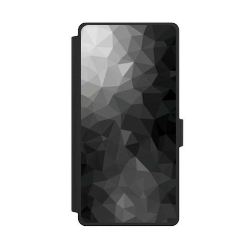 Samsung Galaxy S25 Ultra NIVOflip Polygonal Mosaic Schwarz/Weiß